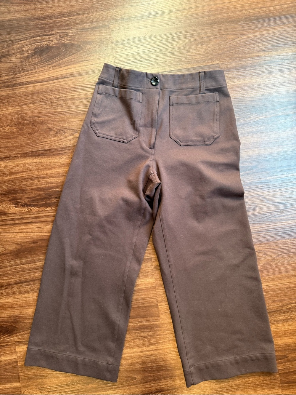 Quince Brown Wide-Leg Pull-On Pants for Kids